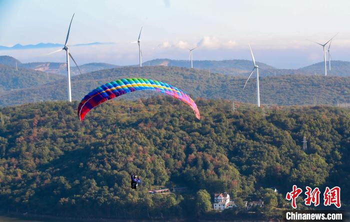 全球瞩目的定点滑翔伞世界杯总决赛在荆门圣境